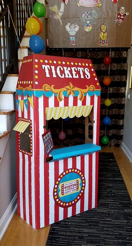 Under the Big Top – ticket booth 
								– Jill Davis